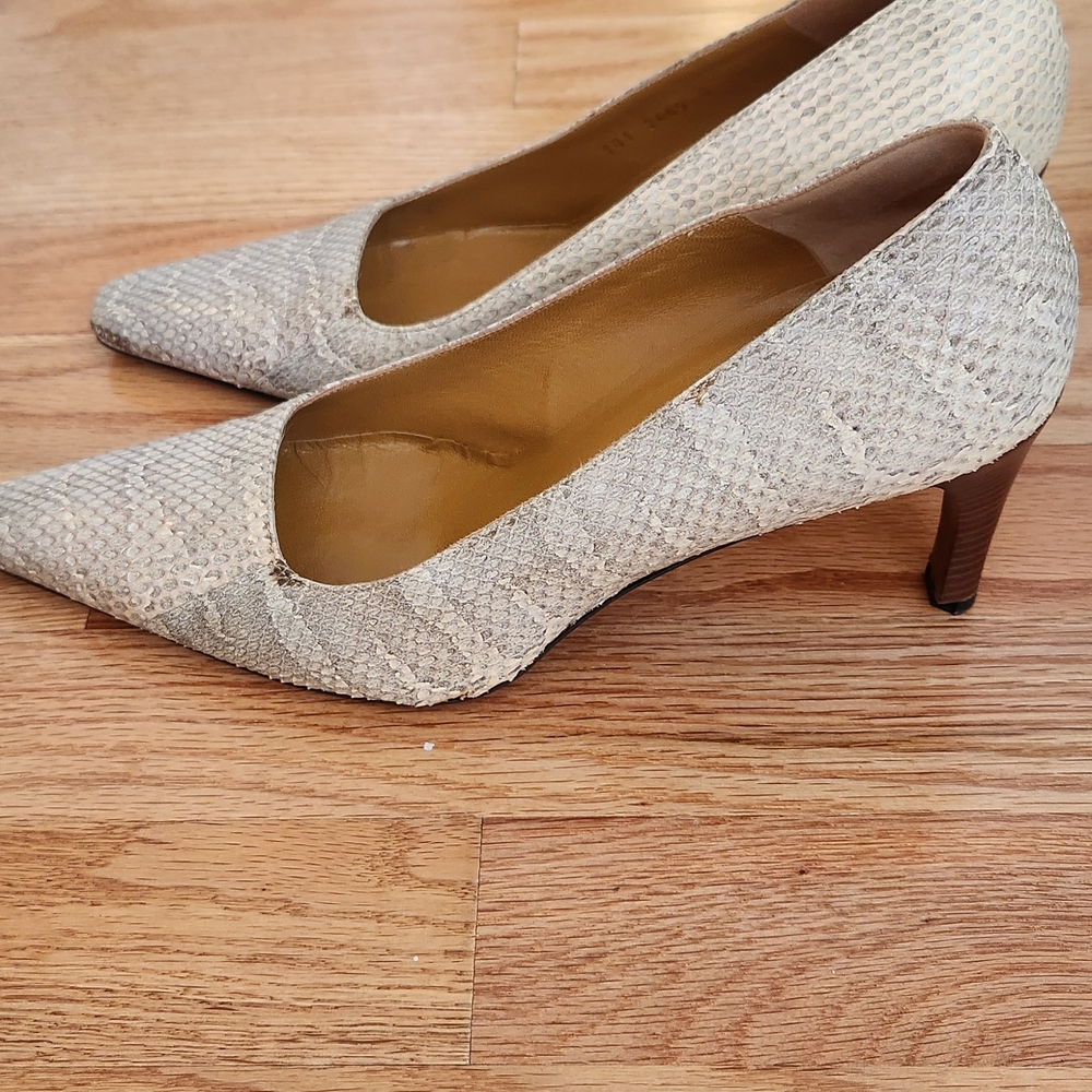 Gucci Beige Women's Heels Pumps 8B - Picture 7 of 13